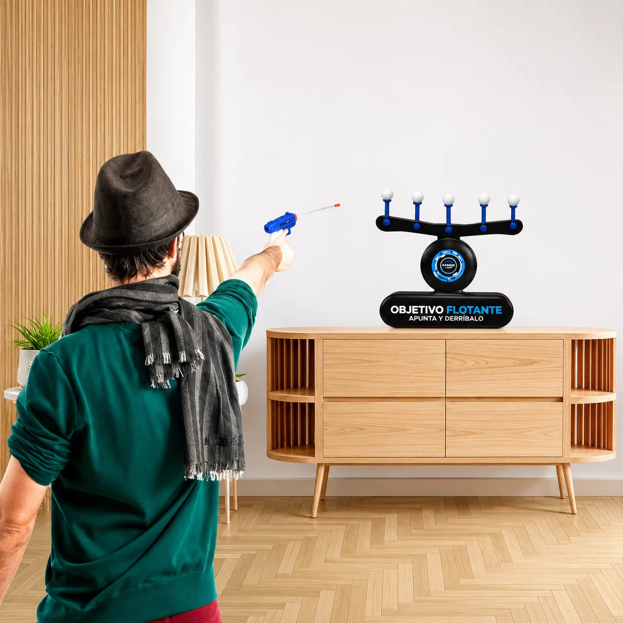 HoverBlast™ Juego de Precisión con Pelotas🏐🏓