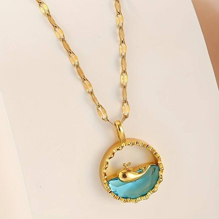 🌊 Collar Mar azul 🐳