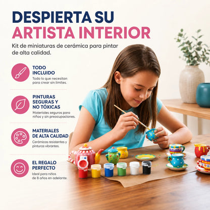 🎨 TeaPaint Pro™ Set de Té Coloreable 🫖✨