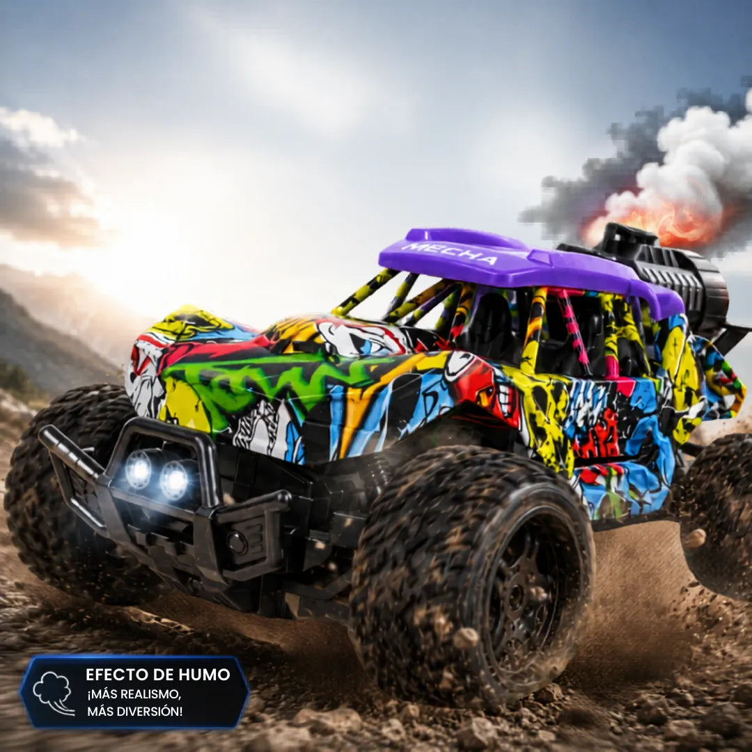 Monster truck™ Carro a Control Remoto con Efecto de Vapor