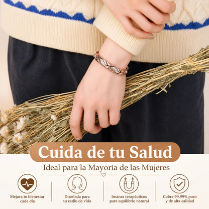 ✨ Vitality™: Pulsera Magnética de Cobre para Mujer