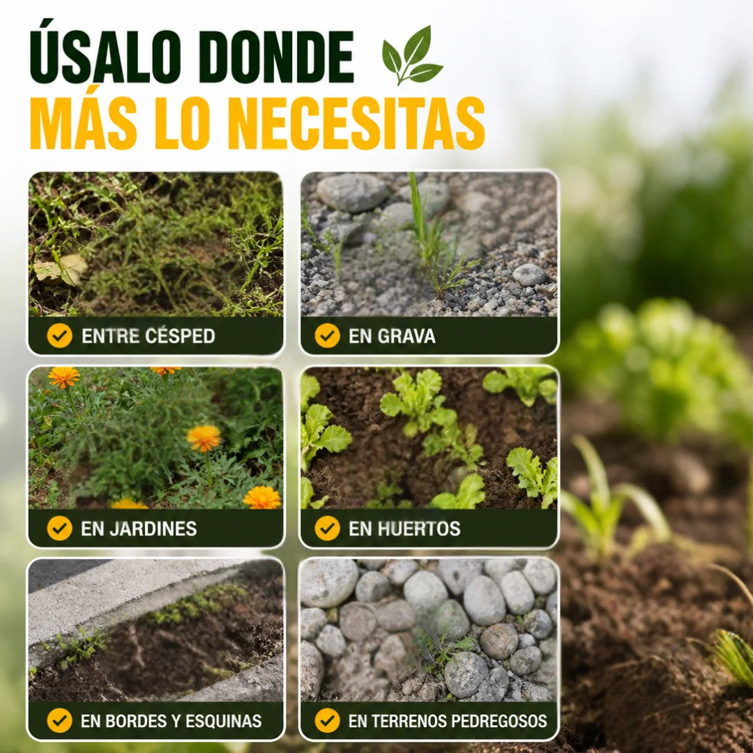 🌱 RootExtractor™: Deshierbador Manual de Alto Rendimiento