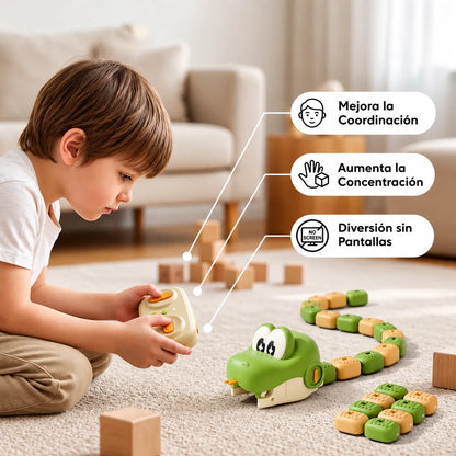 🐍SnakeHunt Pro™ Juego de Alimentar la Serpiente a Control Remoto 🎮 2x1