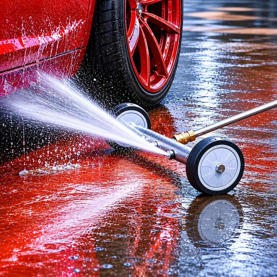 🚗 PowerWash™: Escoba de Alta Presión para Limpieza de Chasis