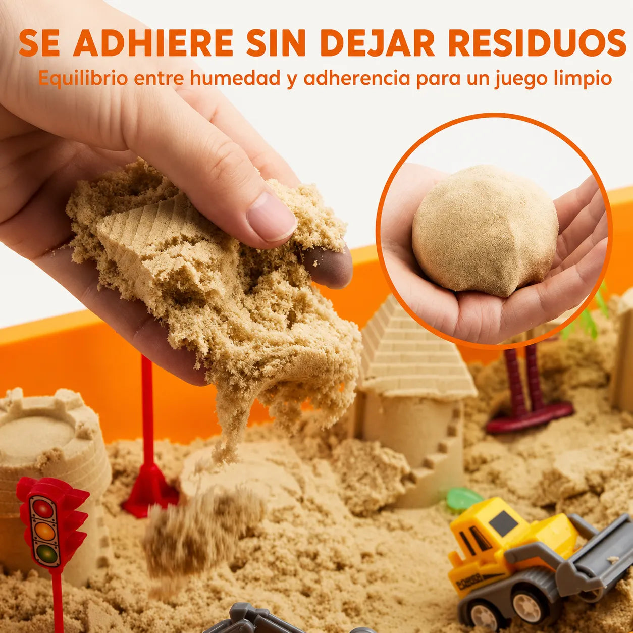 KiddoWorld™ Caja Sensorial de Arena Espacial Montessori⌛👧🏻