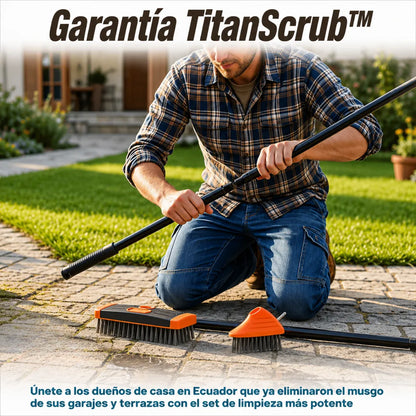 🧽 Titan Scrub: Cepillo Multifuncional de Alta Resistencia🍃