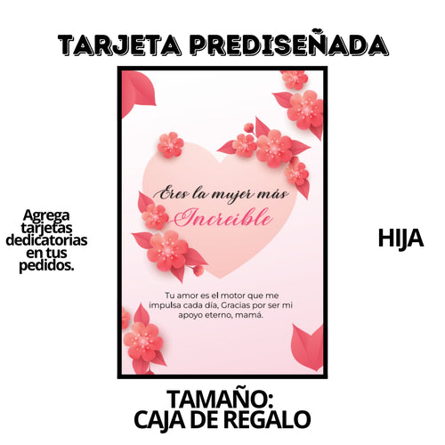 Tarjeta dedicada a mi MADRE