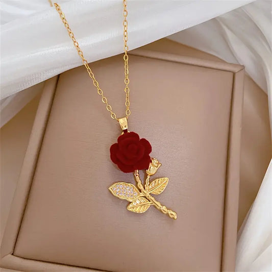 COLLAR Rosa Eterna®🌹 + CAJA DE REGALIO