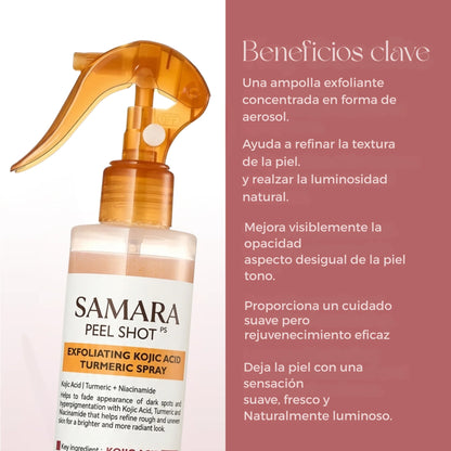 Spray exfoliante corporal - Kójico + Cúrcuma