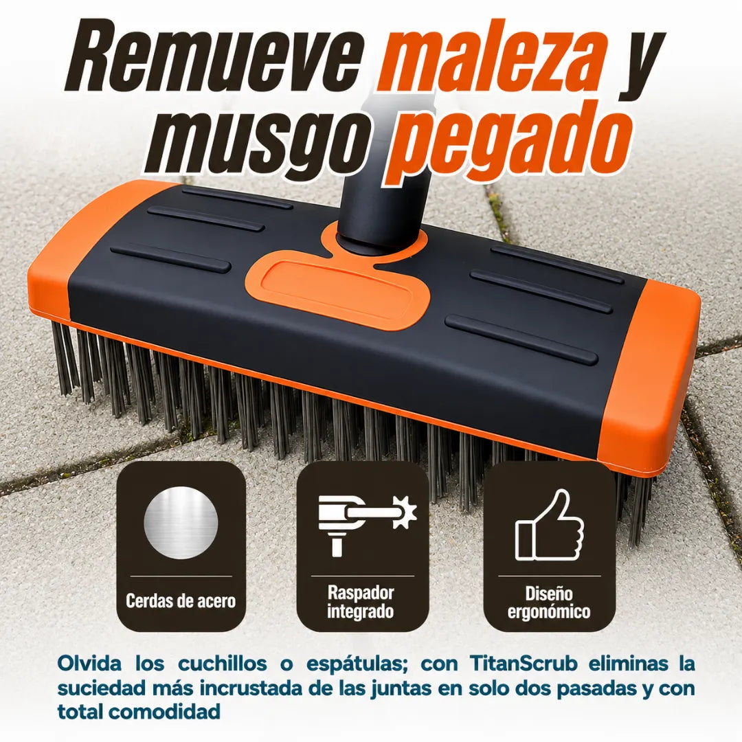 🧽 Titan Scrub: Cepillo Multifuncional de Alta Resistencia🍃