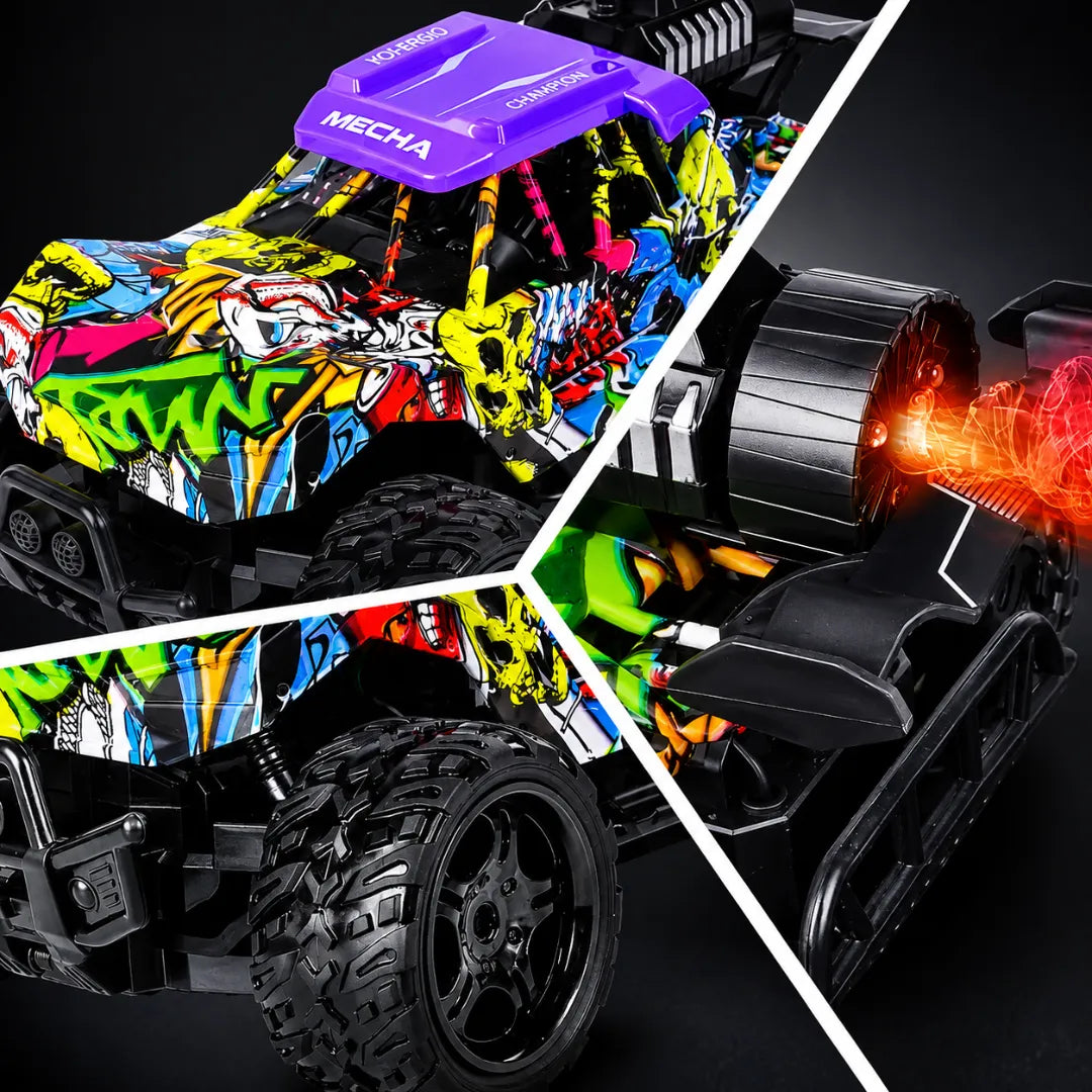 Monster truck™ Carro a Control Remoto con Efecto de Vapor