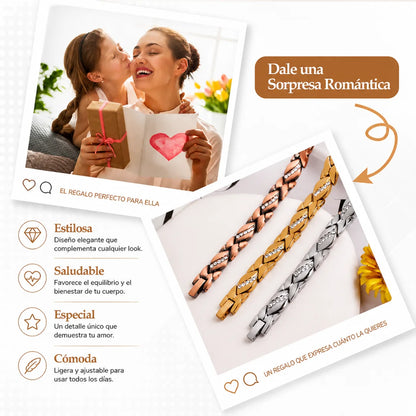 ✨ Vitality™: Pulsera Magnética de Cobre para Mujer