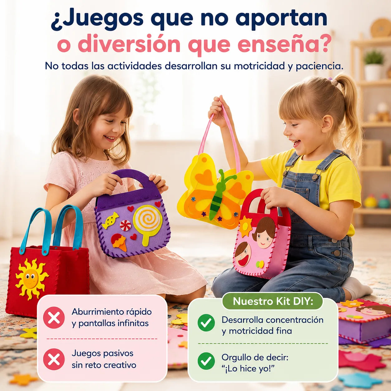 🧵FeltCraft Kids™ Kit de Costura DIY