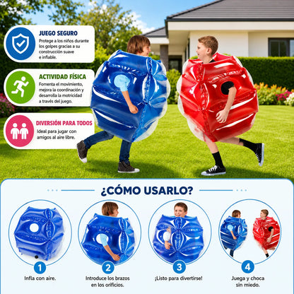 BumperFun™🔴🔵 Pack x2 Trajes de Pelotas Inflables