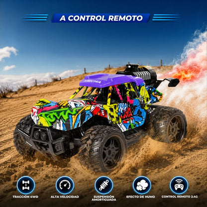 Monster truck™ Carro a Control Remoto con Efecto de Vapor