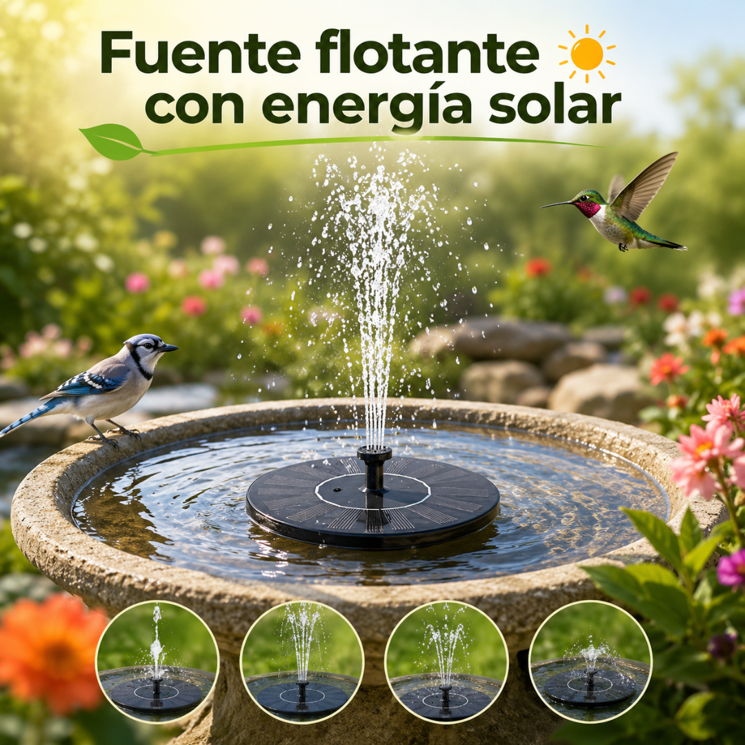 EcoGarden™: Fuente Solar Flotante