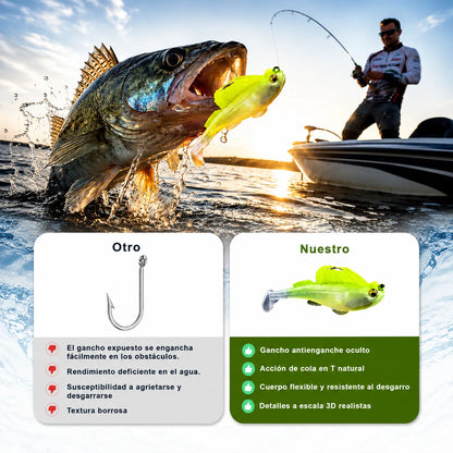 BioBait™ Set x5 Carnadas Realistas Móviles🎣🐟