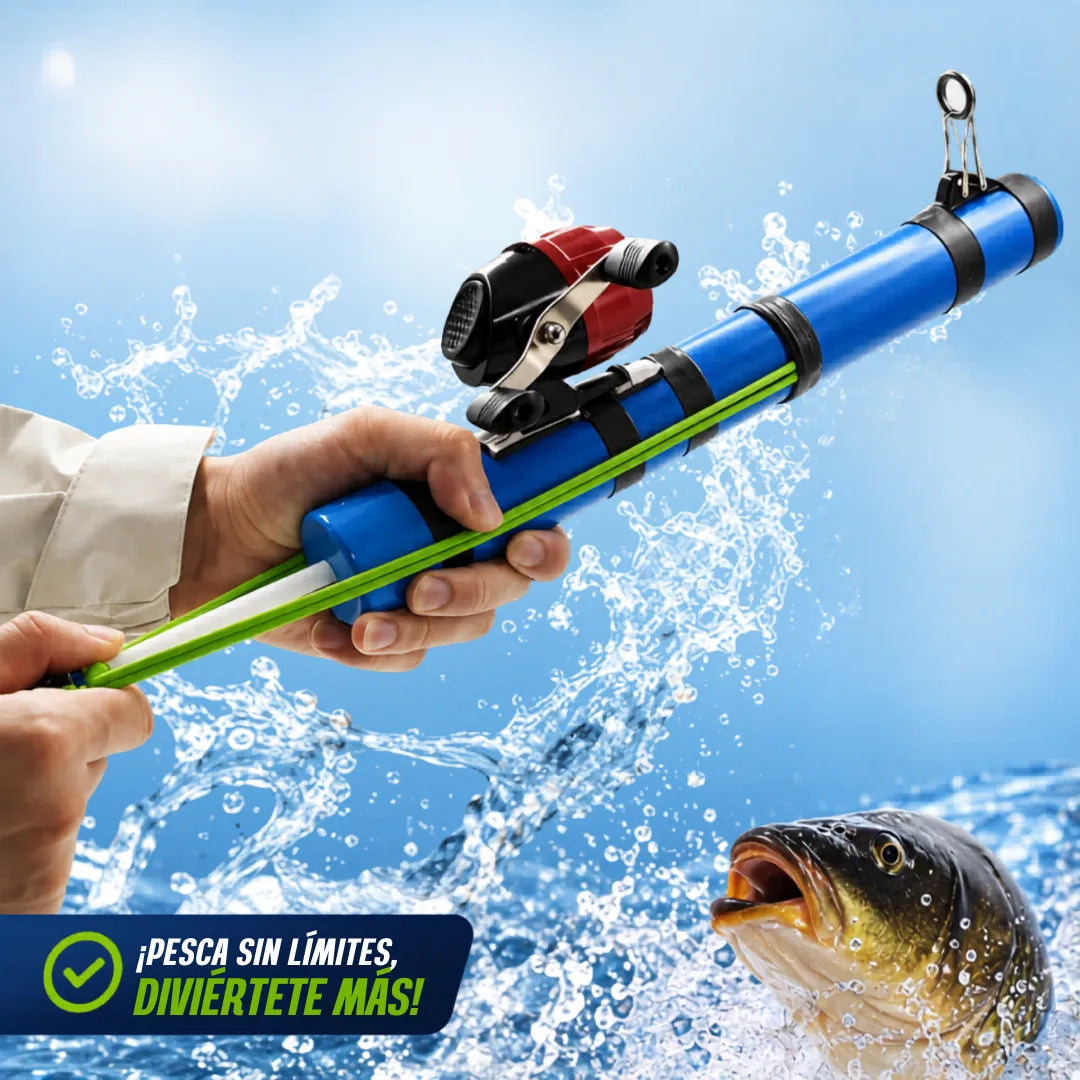 FishStrike™ Caña y carrete de pesca