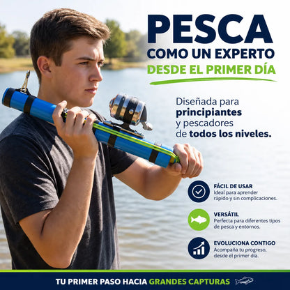 FishStrike™ Caña y carrete de pesca