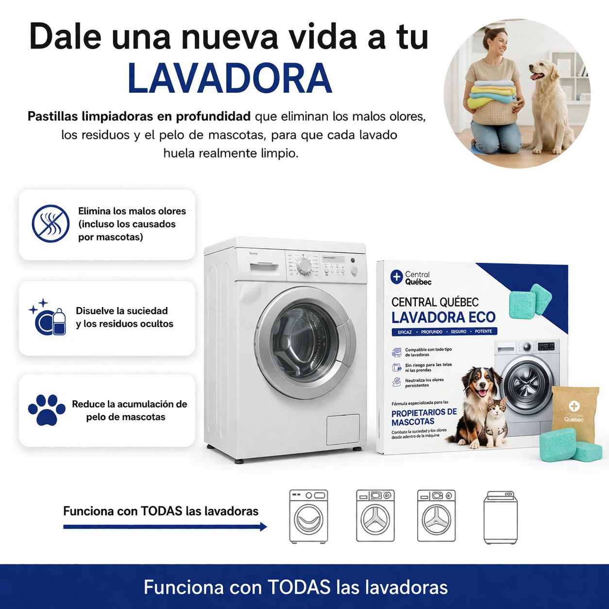 Laveuse Eco® - Limpiador Ecológico Para Lavadoras