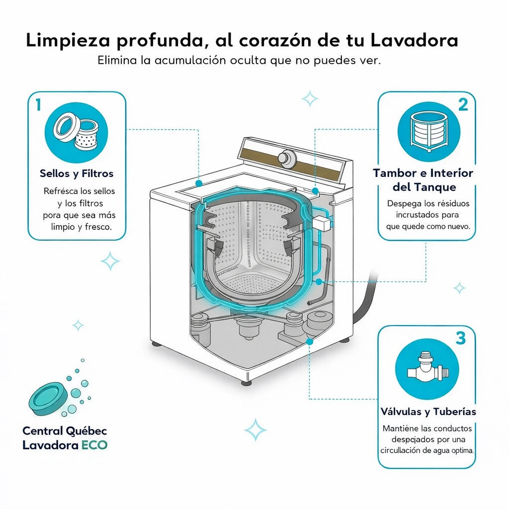 Laveuse Eco® - Limpiador Ecológico Para Lavadoras