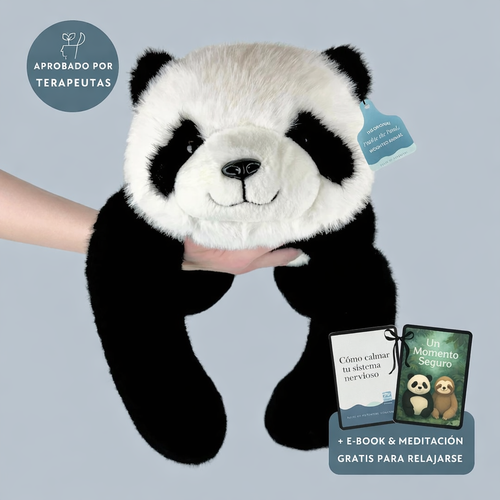 PANDA ABRAZO™ – Peluche con Peso para Calmar y Relajar