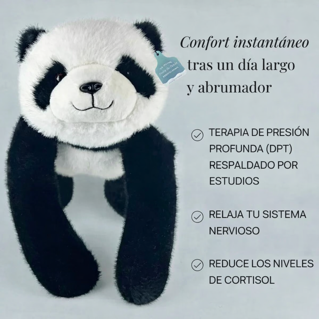 PANDA ABRAZO™ – Peluche con Peso para Calmar y Relajar