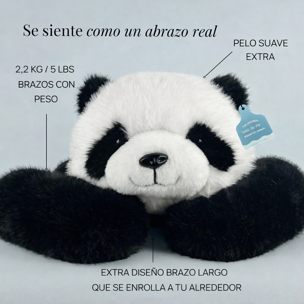 PANDA ABRAZO™ – Peluche con Peso para Calmar y Relajar
