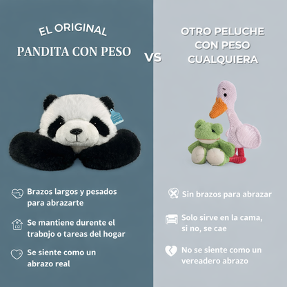 PANDA ABRAZO™ – Peluche con Peso para Calmar y Relajar