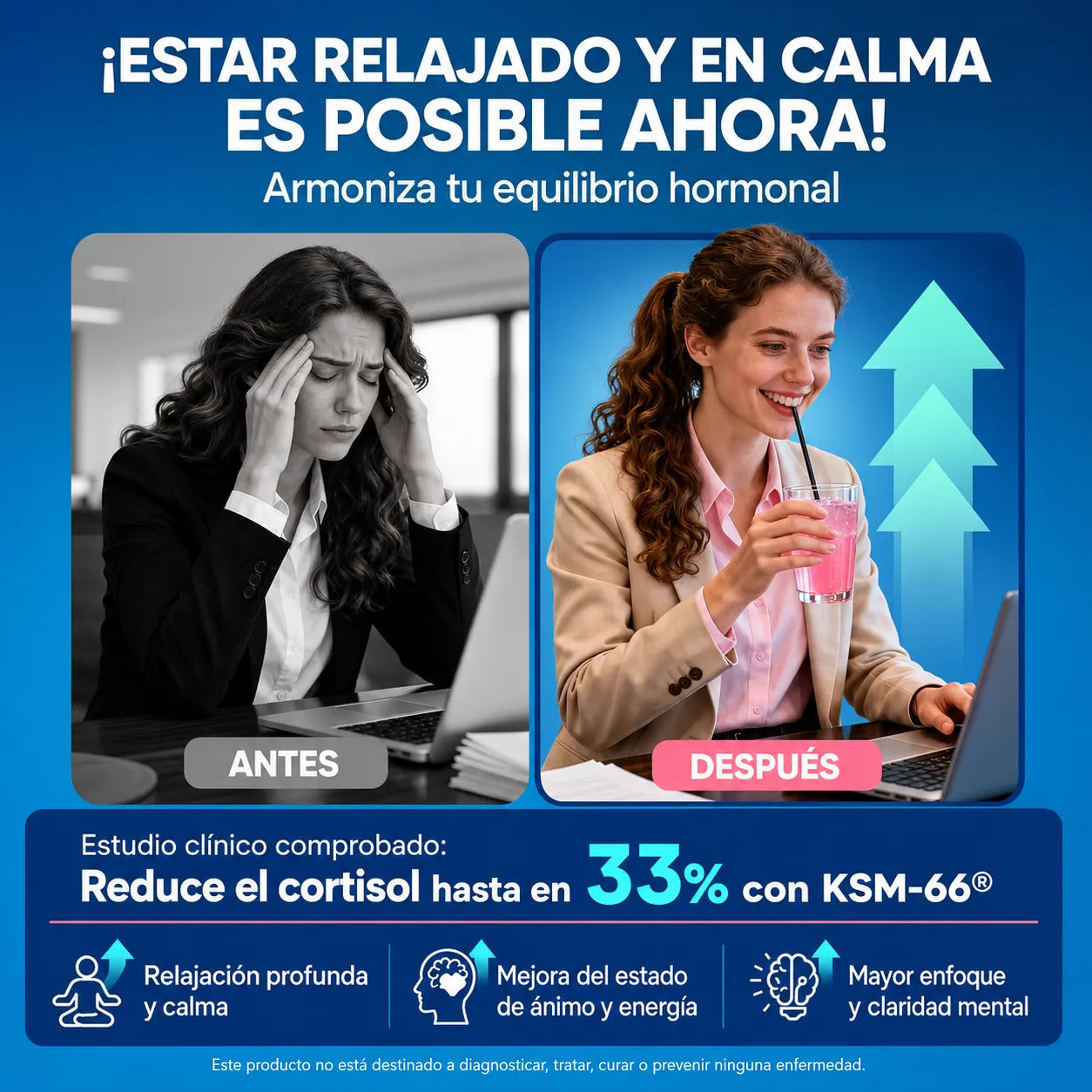 🌿DailyCalm™ Bebida Relajante y Equilibrante de Cortisol