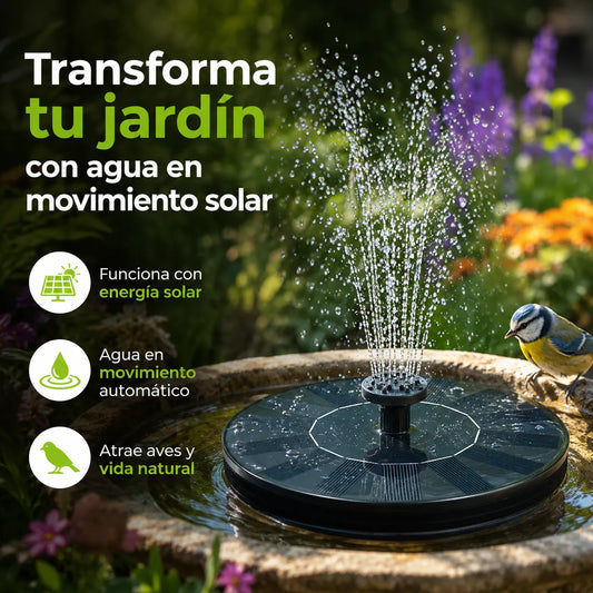 EcoGarden™: Fuente Solar Flotante