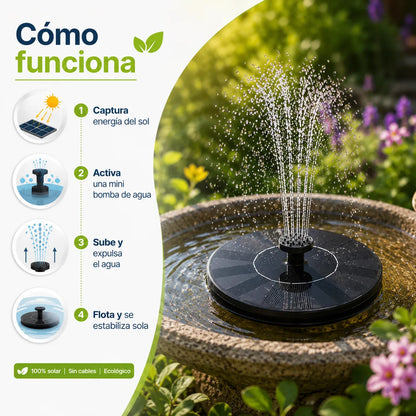 EcoGarden™: Fuente Solar Flotante