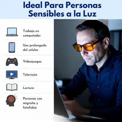 Gafas Terapéuticas para la Migraña y Fotofobia