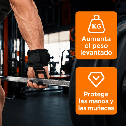 🏋️‍♂️ IronGrip™: Ganchos de Levantamiento de pesas