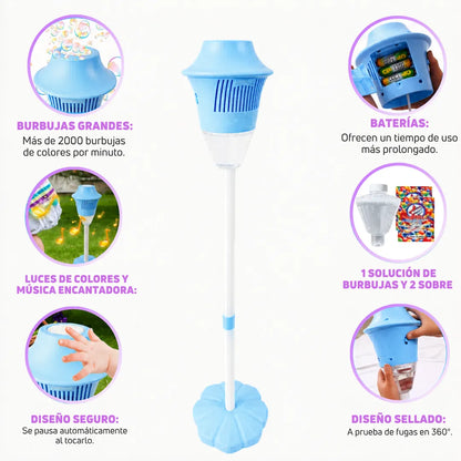✨ BubbleShow™: Máquina de Burbujas con Soporte