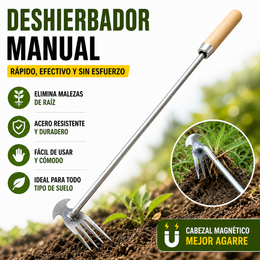🌱 RootExtractor™: Deshierbador Manual de Alto Rendimiento