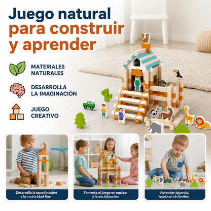 🪵 Bloques de Construcción Montessori™