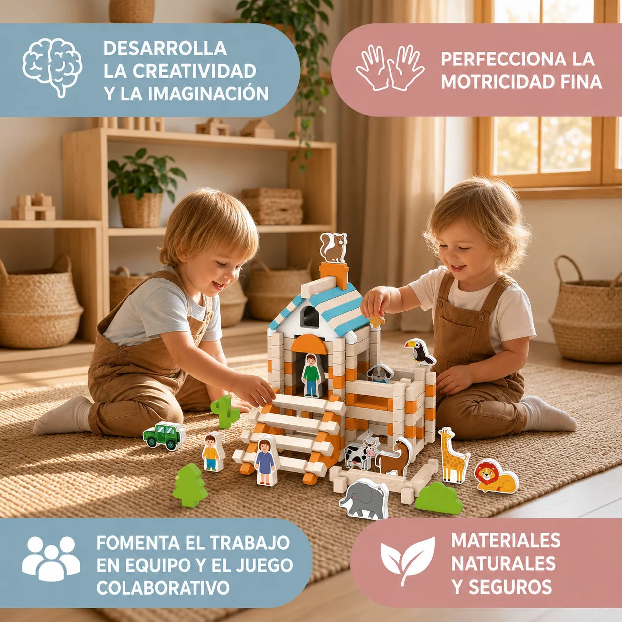 🪵 Bloques de Construcción Montessori™
