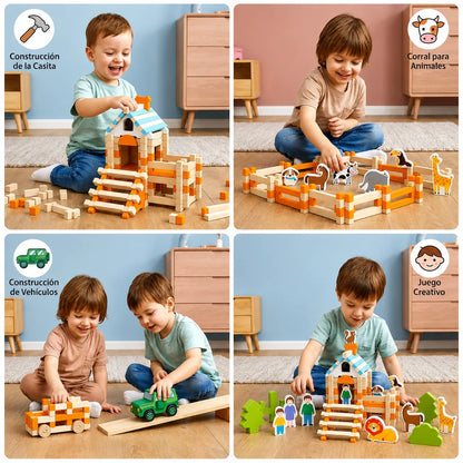 🪵 Bloques de Construcción Montessori™