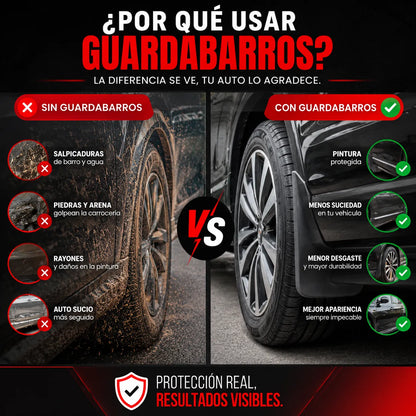 FlexGuard™🚗 Kit x4 Protectores de Barro