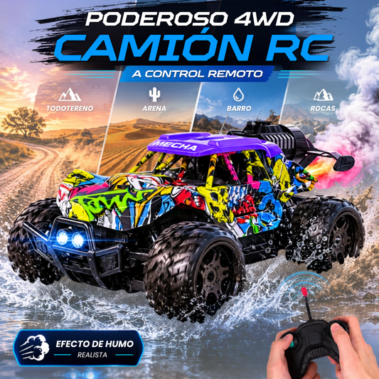 Monster truck™ Carro a Control Remoto con Efecto de Vapor