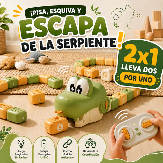 🐍SnakeHunt Pro™ Juego de Alimentar la Serpiente a Control Remoto 🎮 2x1