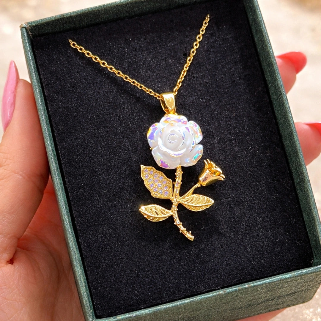 COLLAR Rosa Eterna®🌹 + CAJA DE REGALIO