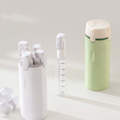 VIAJERO™ – Kit de Botellas de Viaje 4-en-1