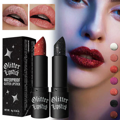 GLAM GLOW™- Labial con Glitter Brillante y Duradero- Compra UNO y lleva DOS