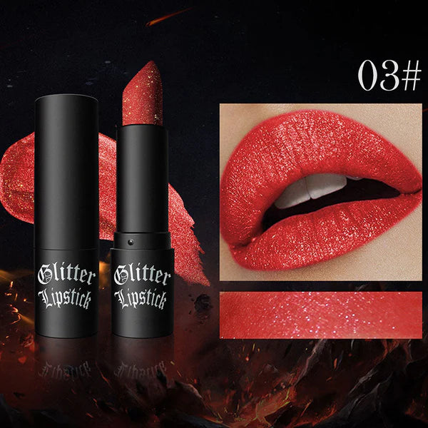 GLAM GLOW™- Labial con Glitter Brillante y Duradero- Compra UNO y lleva DOS