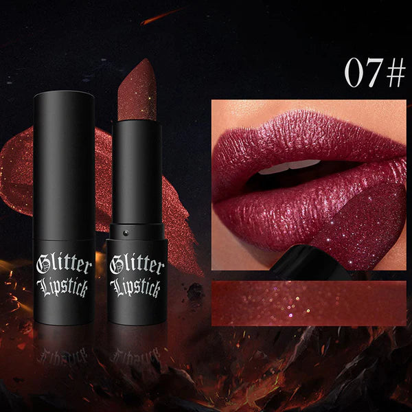 GLAM GLOW™- Labial con Glitter Brillante y Duradero- Compra UNO y lleva DOS